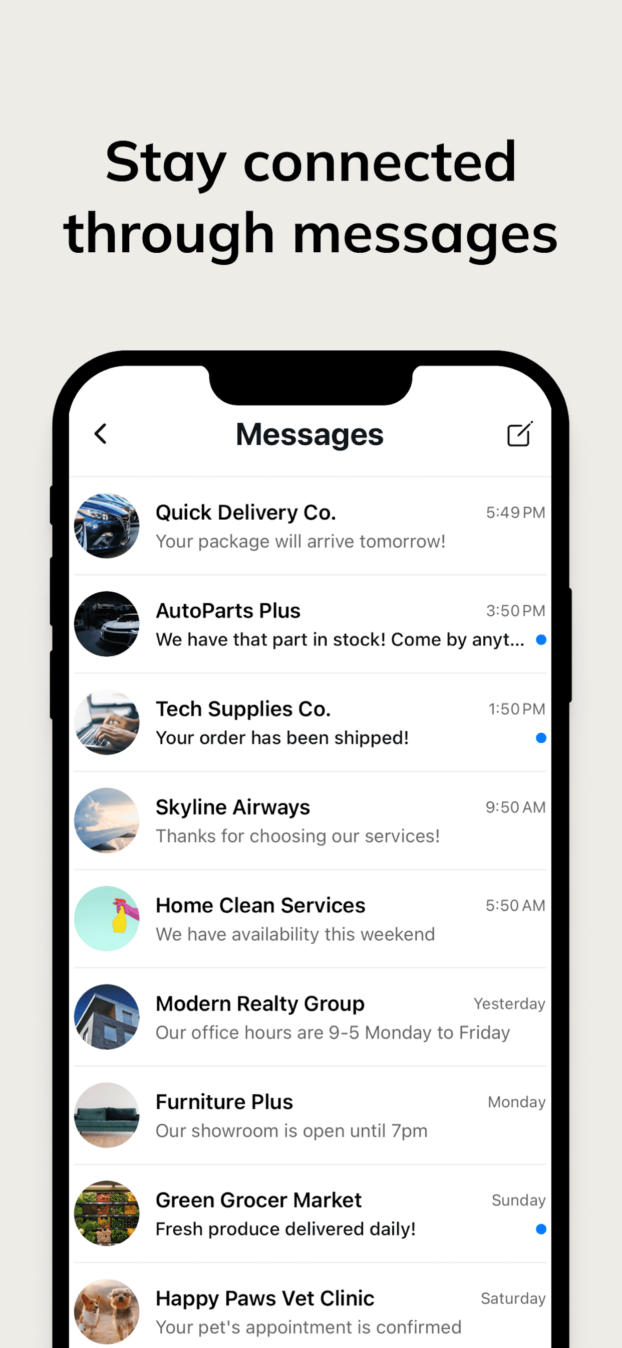 Real-time messaging